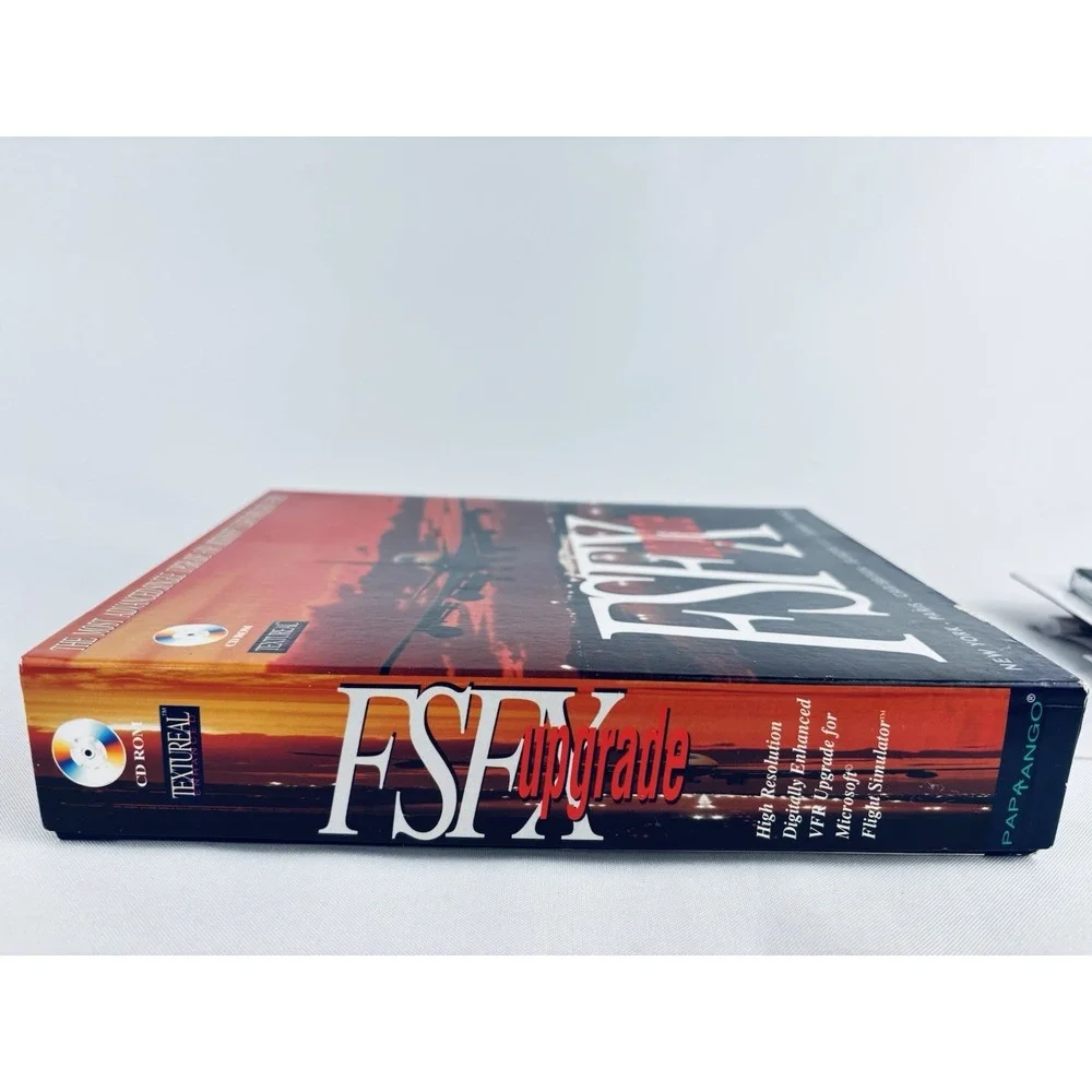 FSFX Upgrade for Microsoft Flight‎ Simulator Vintage 1996 CD Handbook Computer